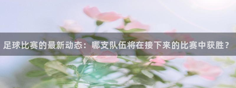 足球比赛的最新动态：哪支队伍将在接下来的比赛中获胜？