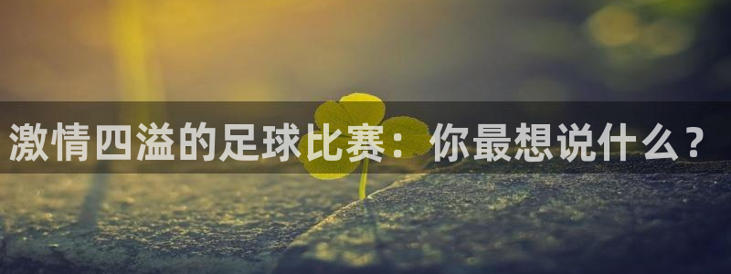 激情四溢的足球比赛：你最想说什么？